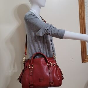 Dooney & Bourke Red Leather Satchel